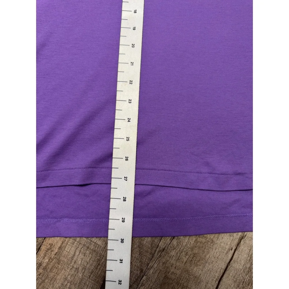 Polo Ralph Lauren Mens XL Purple Short Sleeve Jersey Polo Shirt Yellow Pony Logo